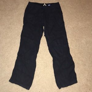 Navy linen pants